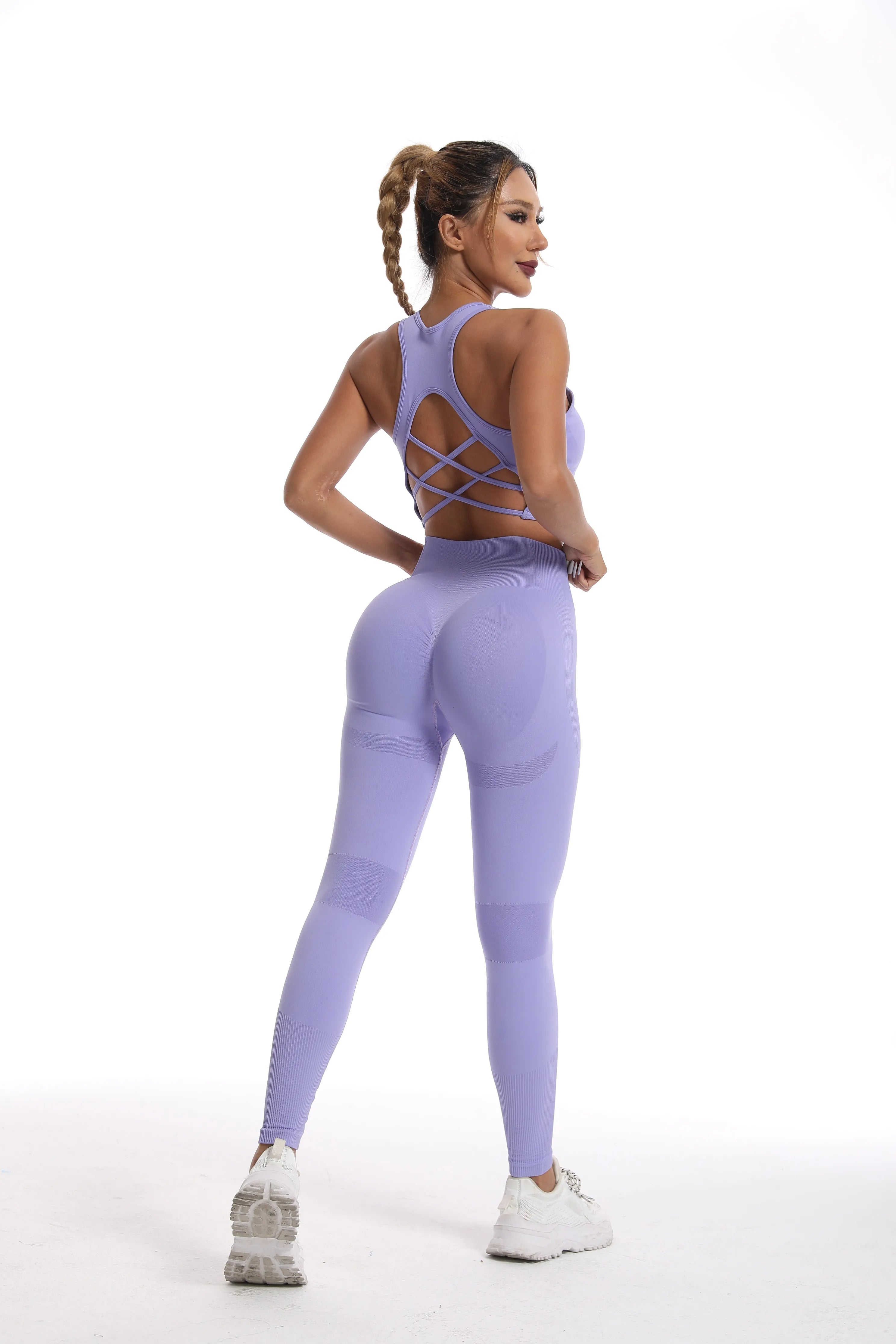 Geo Seamless Workout Set 2 - Piece