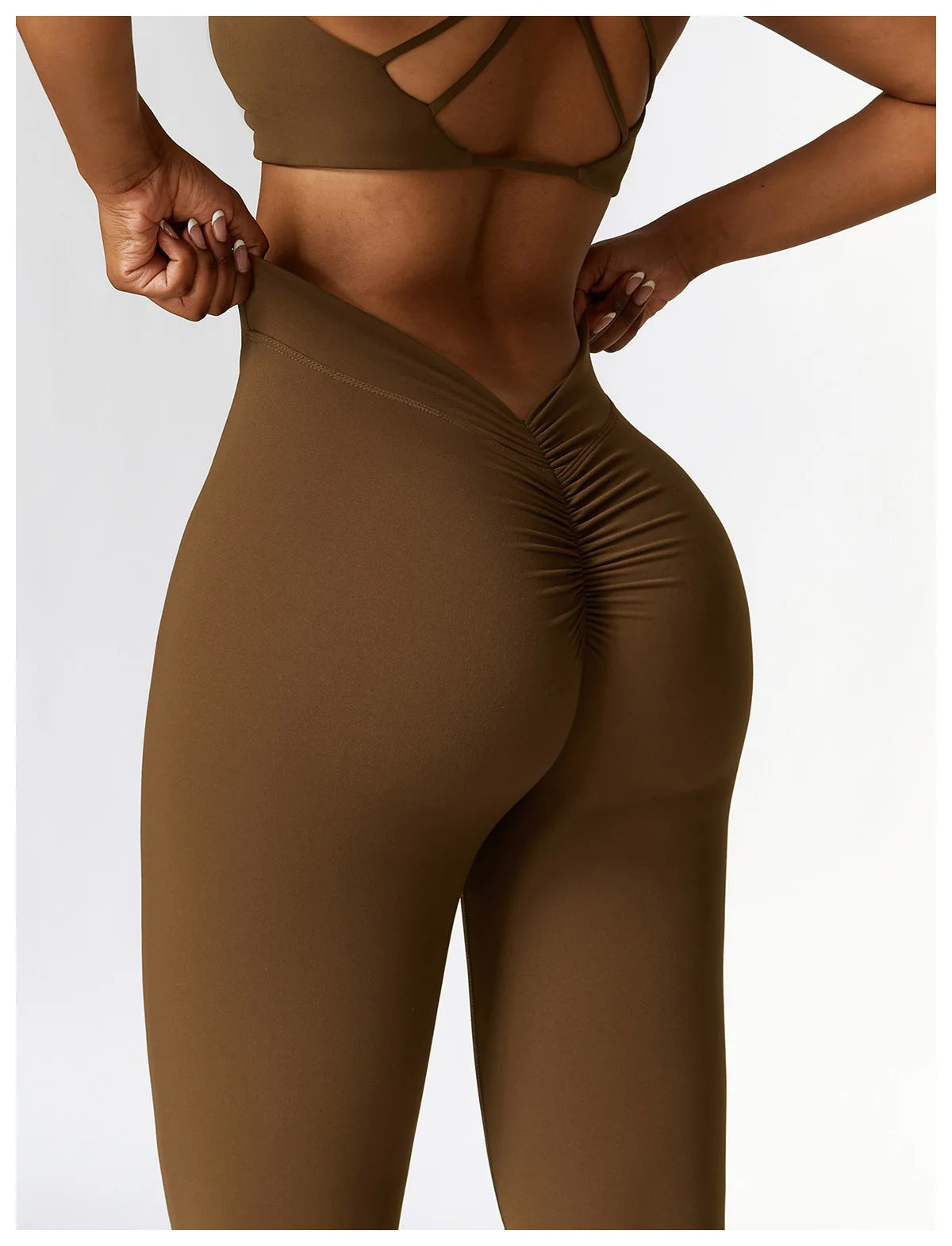 Selene V-Shape Flare Leggings